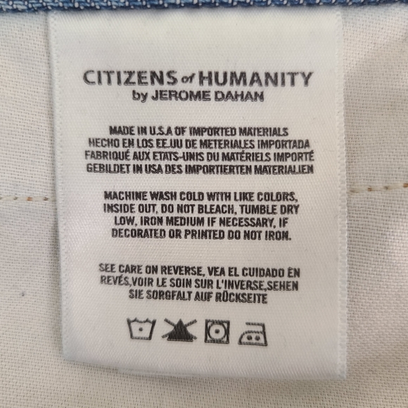 153. Wilfred x Citizens Of Humanity Liv straight crop blue jeans. - Picture 9 of 13